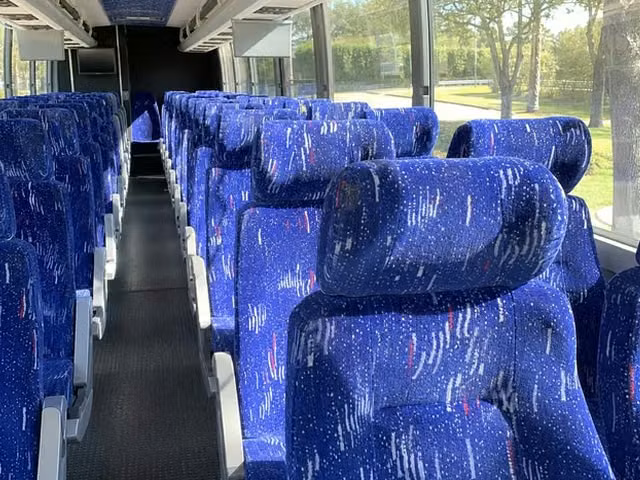 adelanto charter bus interior